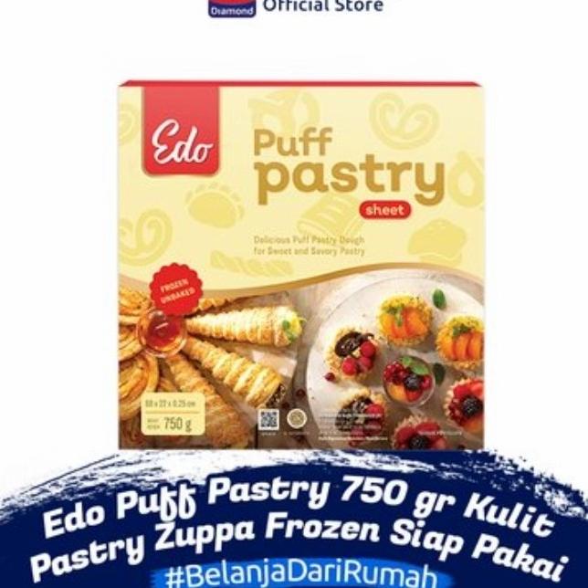 

Produk Terbaik] Kulit Puff Pastry Sheet Edo 750 gram