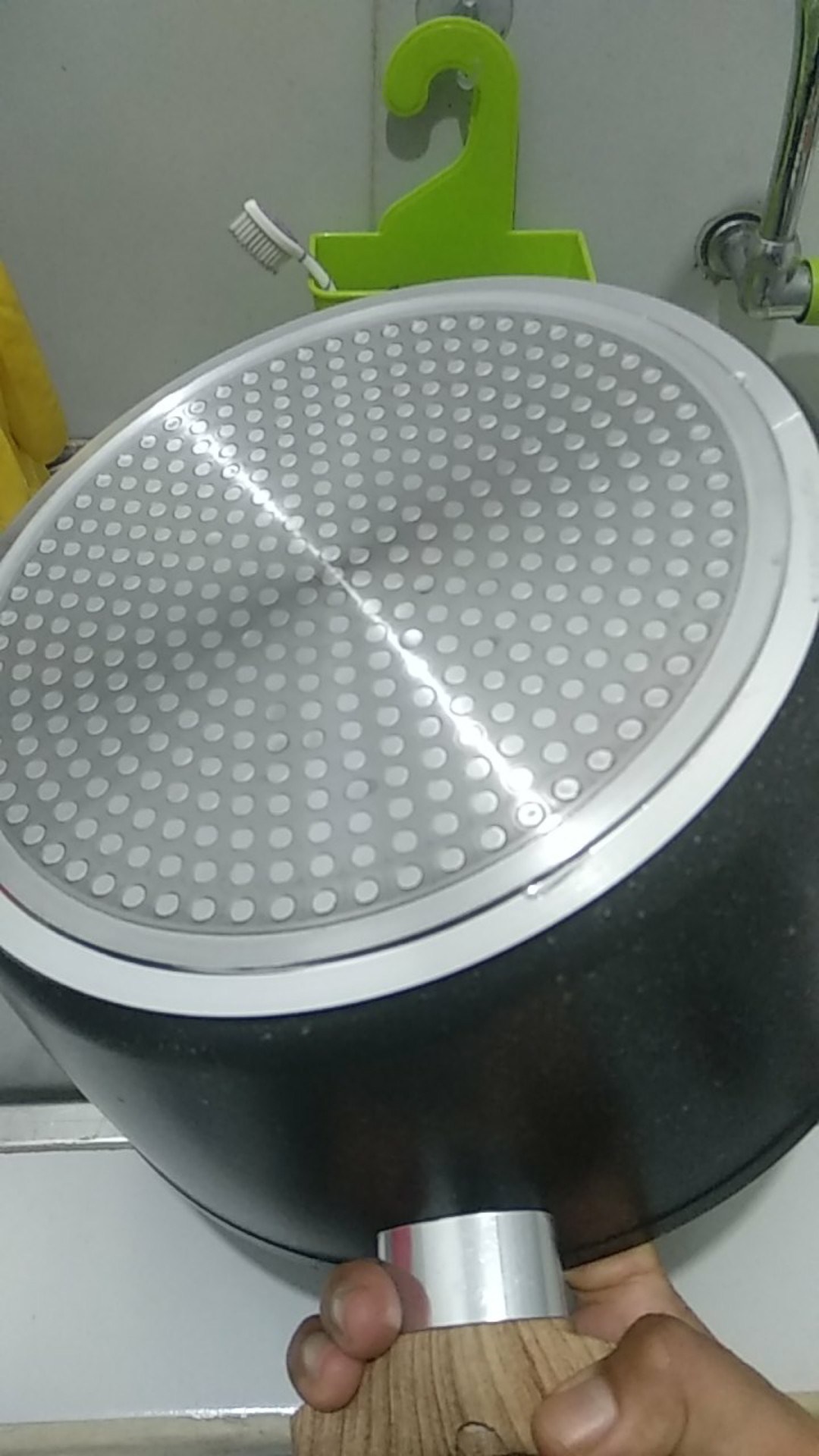 Yoshikawa Marble Sauce Pan Yoshikawa + Tutup Kaca Seri  Mj  Ukuran 20/24 Cm 2 Kuping