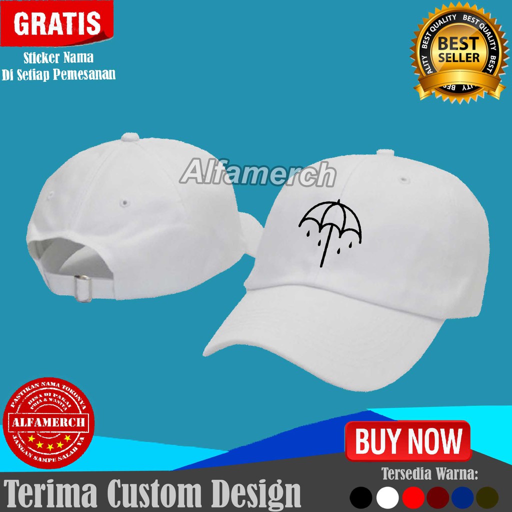 Topi Baseball BMTH BRING ME THE HORIZON MUSIK METAL Distro Keren Murah Cowok Laki Laki Pria Wanita