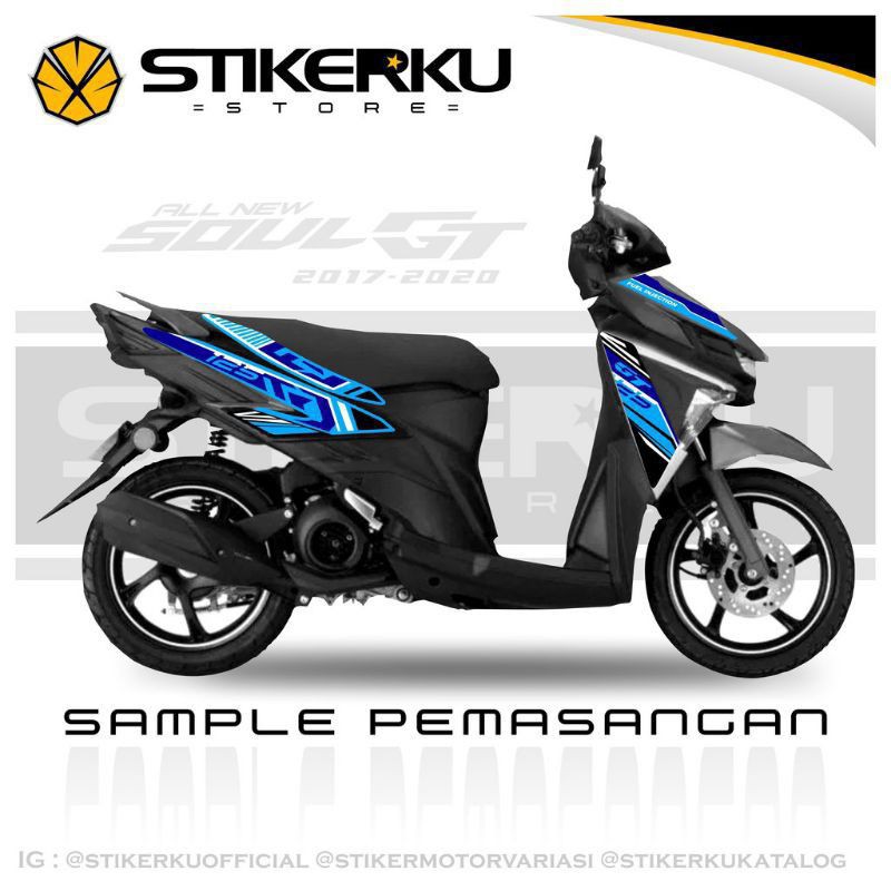 striping Mio soul GT 125 / striping motor mio soul GT 125 / sticker motor Mio soul GT 125