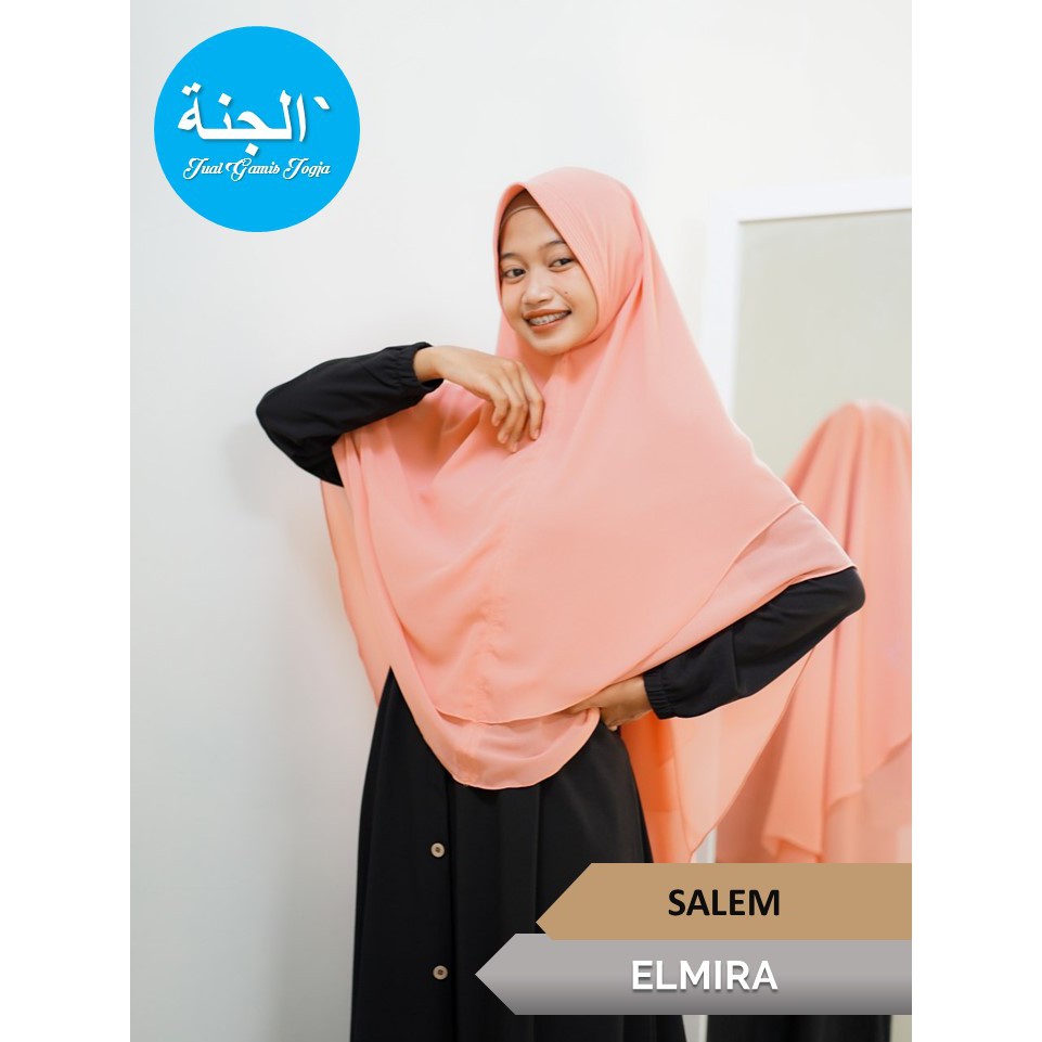 Kerudung Elmira ELHURRIYAH Jilbab Instant Cantik Bahan Berkualitas