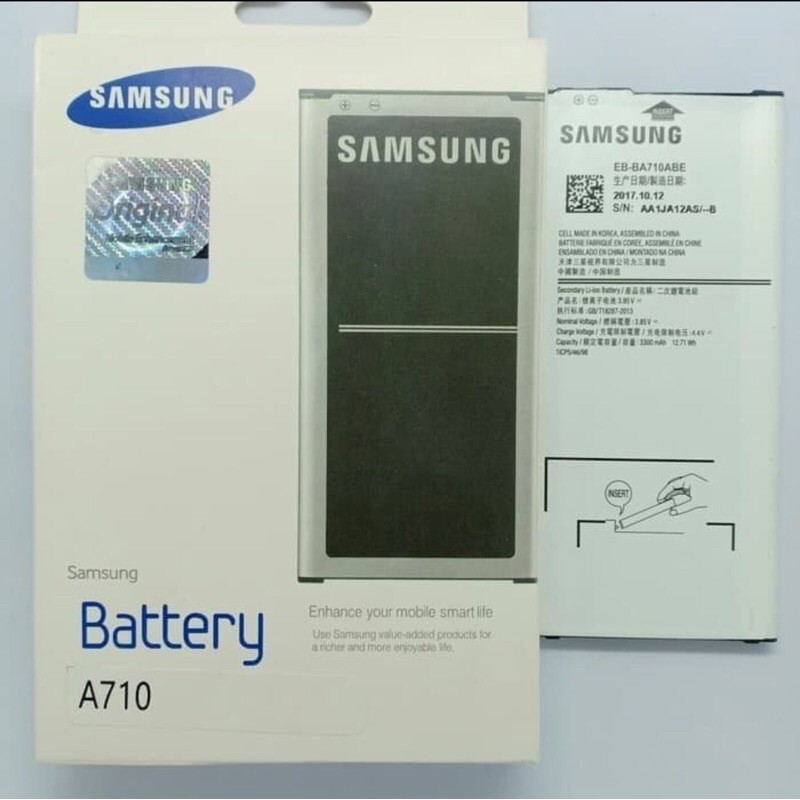 Baterai Original Samsung A7 2016 / A710 Baterai / Batere / Battery