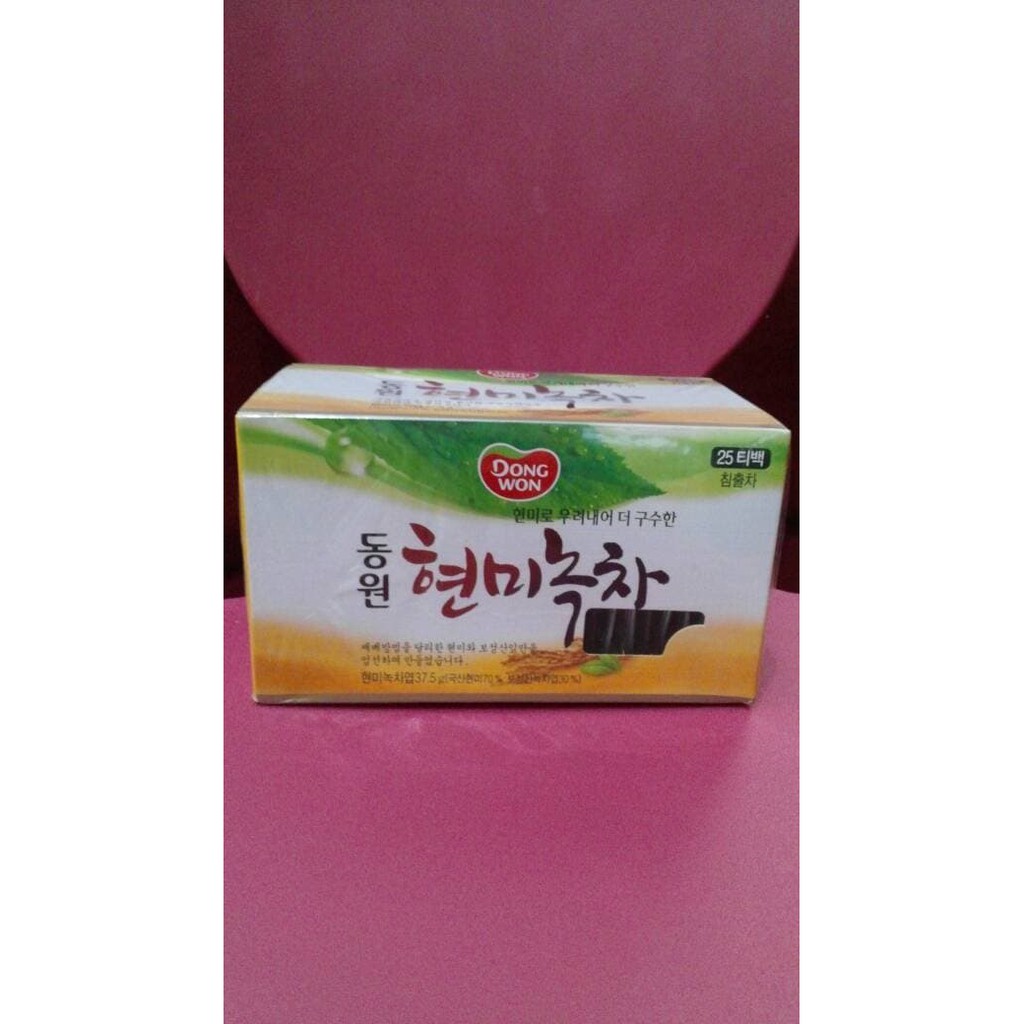 Dong Won Dongwon Korea Brown Rice Green Tea Teh Hijau Beras Merah Celu - tth1512