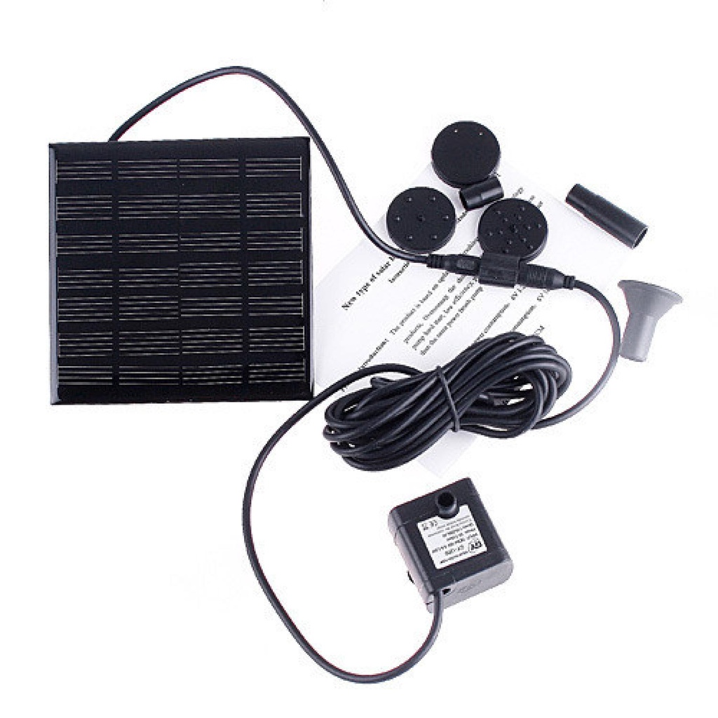 (BISA COD) RVOSTR Air Mancur Kolam Tenaga Solar Matahari 7V 1.12W 150L/h - GY-D-001