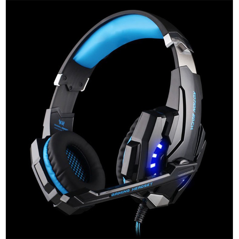 Grab Medan Gaming Headset Twisted with LED Light Kotion Each G9000 Black/Blue