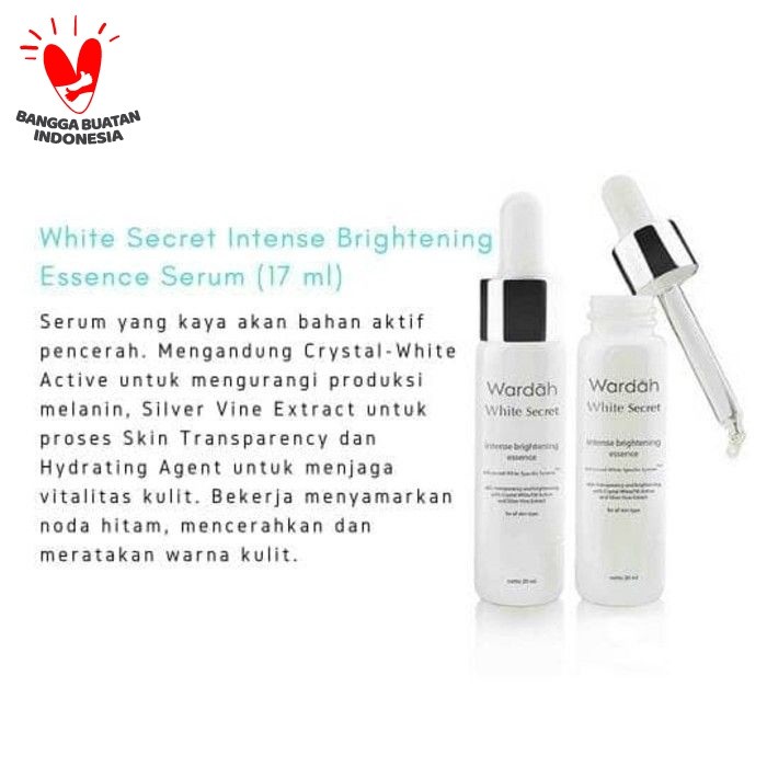 wardah white secret serum