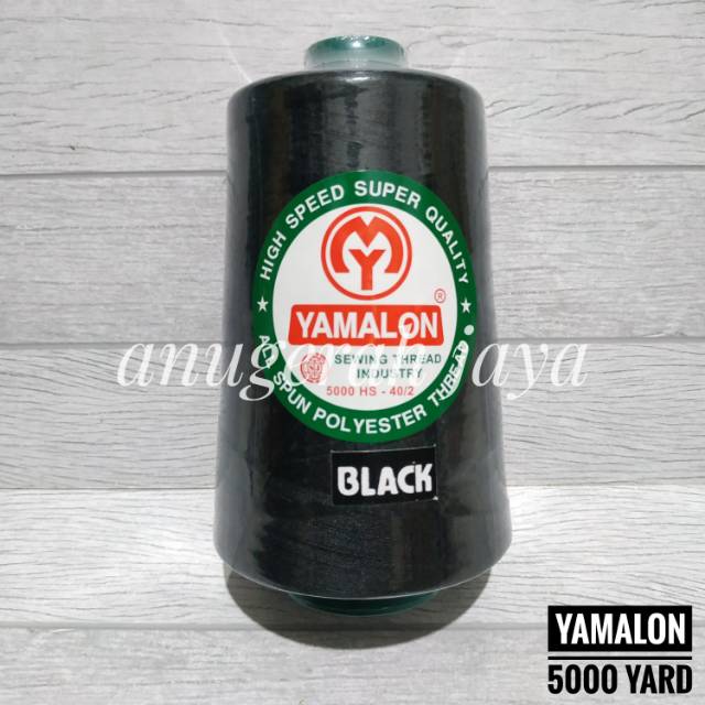Benang Jahit Yamalon 5.000 yard Hitam