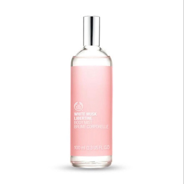 The body shop body mist white musk libertine