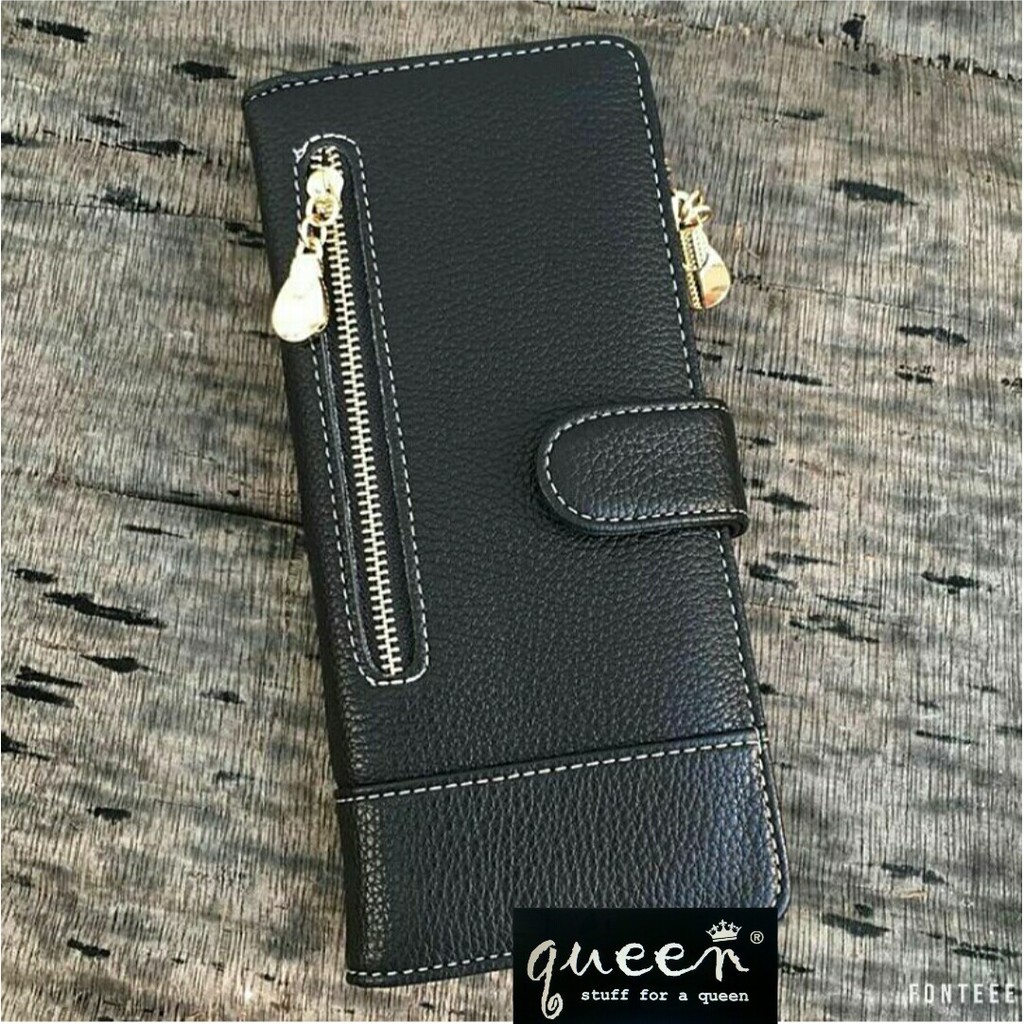 3.3 Sale Dompet Panjang Queen Kulit Jeruk dengan Ukuran 20x8 CM | Dompet Untuk Berbelanja Edisi Terbaru A1 Promo