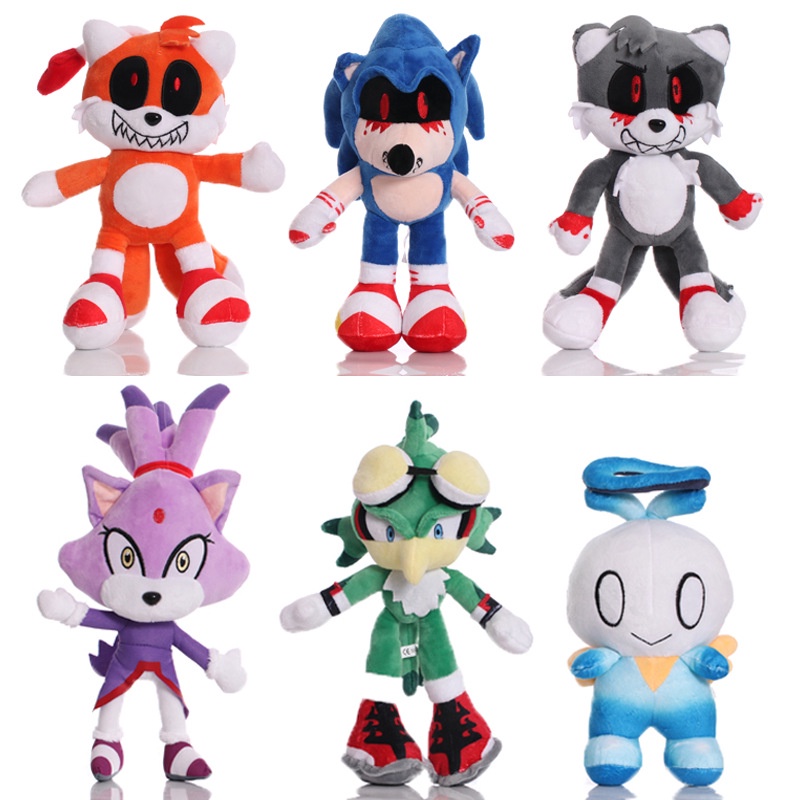 2022 Mainan Boneka Stuffed Plush Kartun Sonic the Hedgehog Blaise Jett Angel Sonic Untuk Hadiah Anak