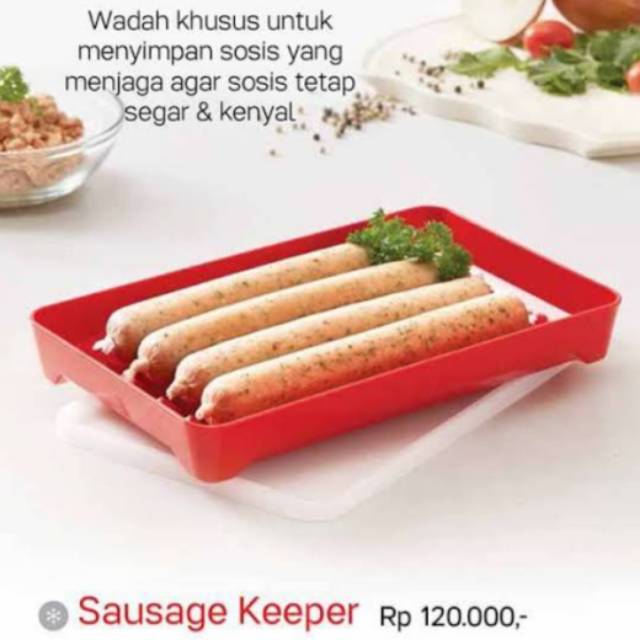 Tempat Sosis Sausage Keeper Tupperware