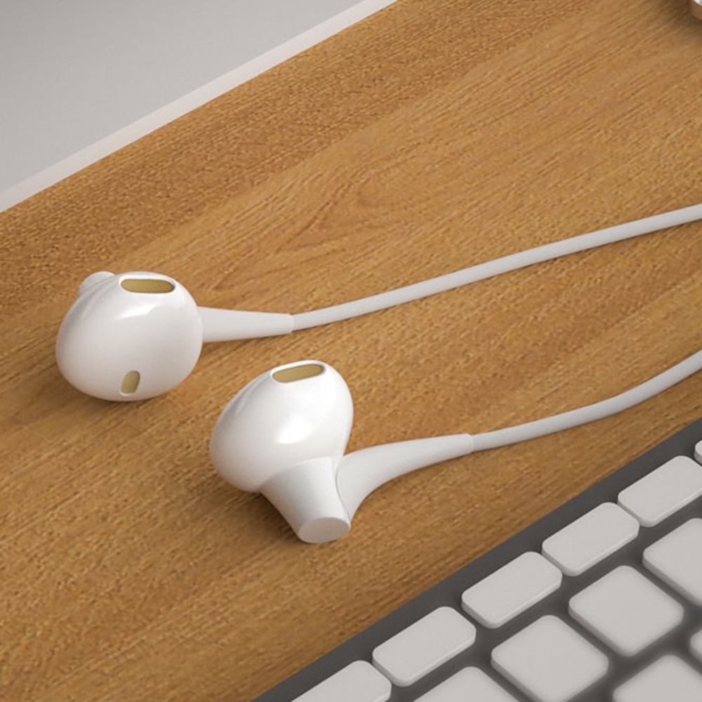 Earphone In Ear Sport Universal Dengan Kabel Jack 3.5mm Untuk Handphone / Komputer