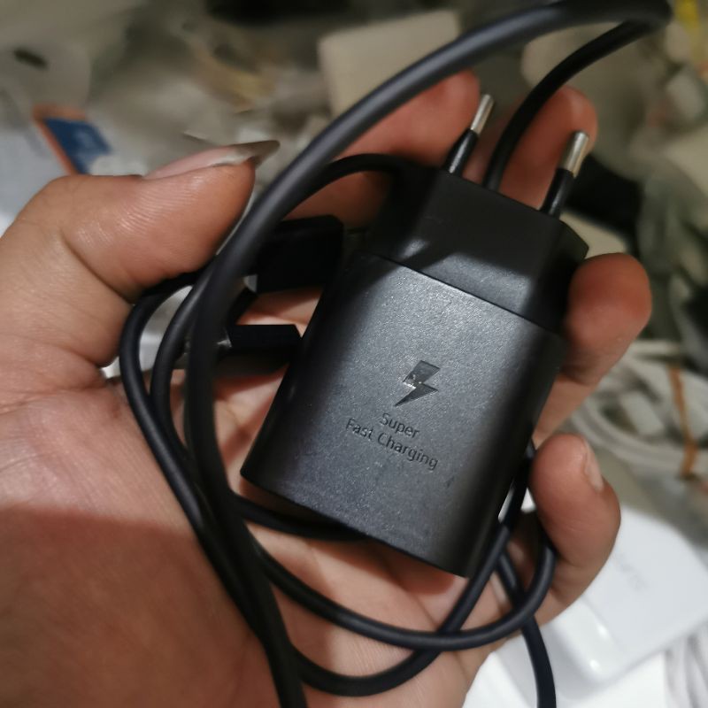 Charger Samsung A70 A80 Bekas Mulus Bawaan Hp ORIGINAL COPOTAN DARI hp nya langsung