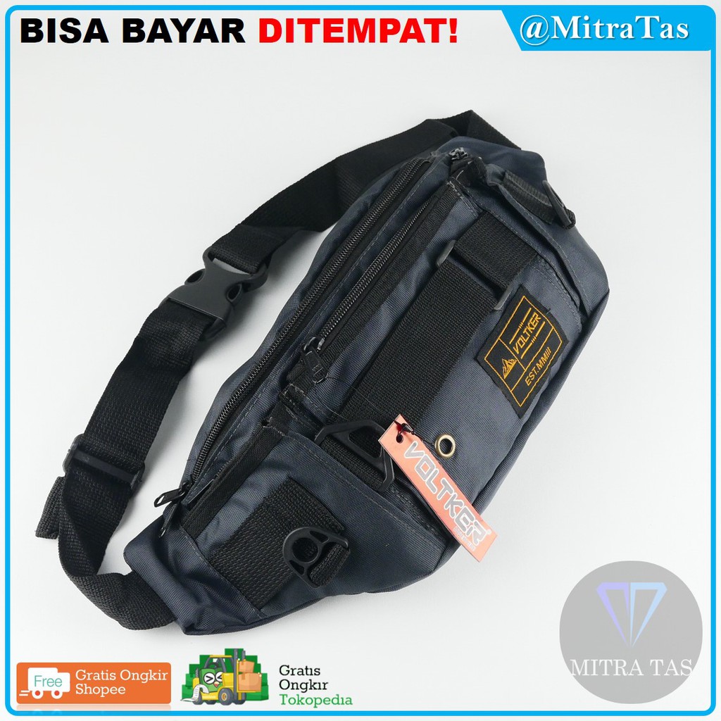 Waist Bag Besar Model Bloods Cordura! Muat Banyak!!!