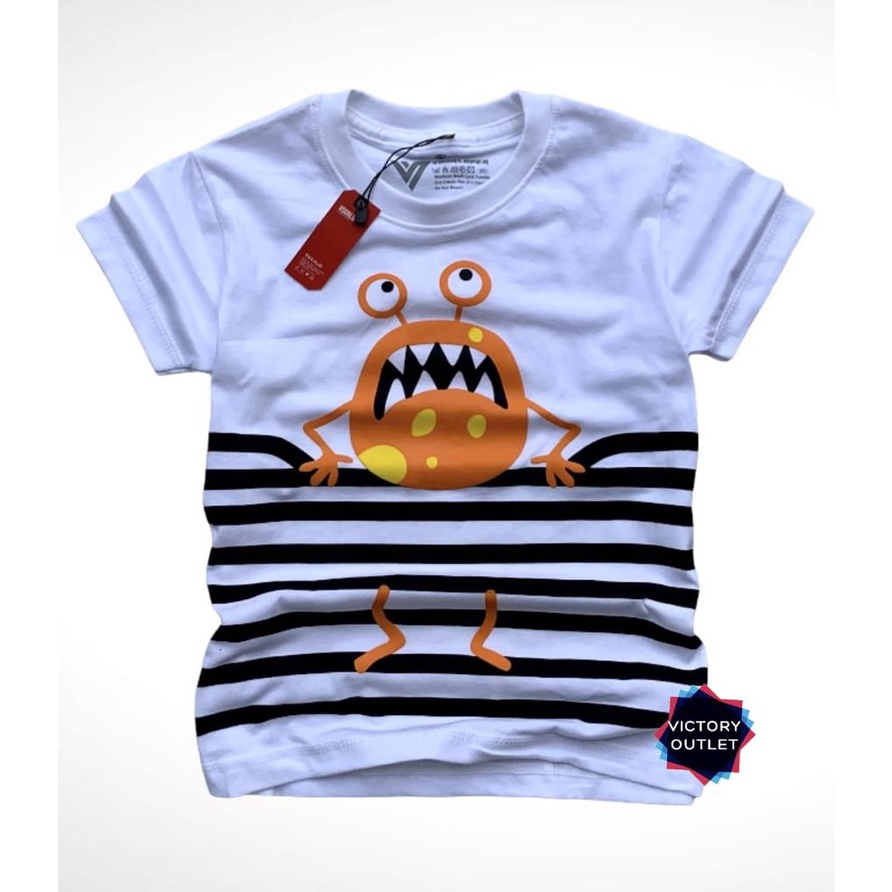 Baju distro anak laki laki usia 1-12th / Kaos anak oblong tangan pendek bahan cotton combed 30s