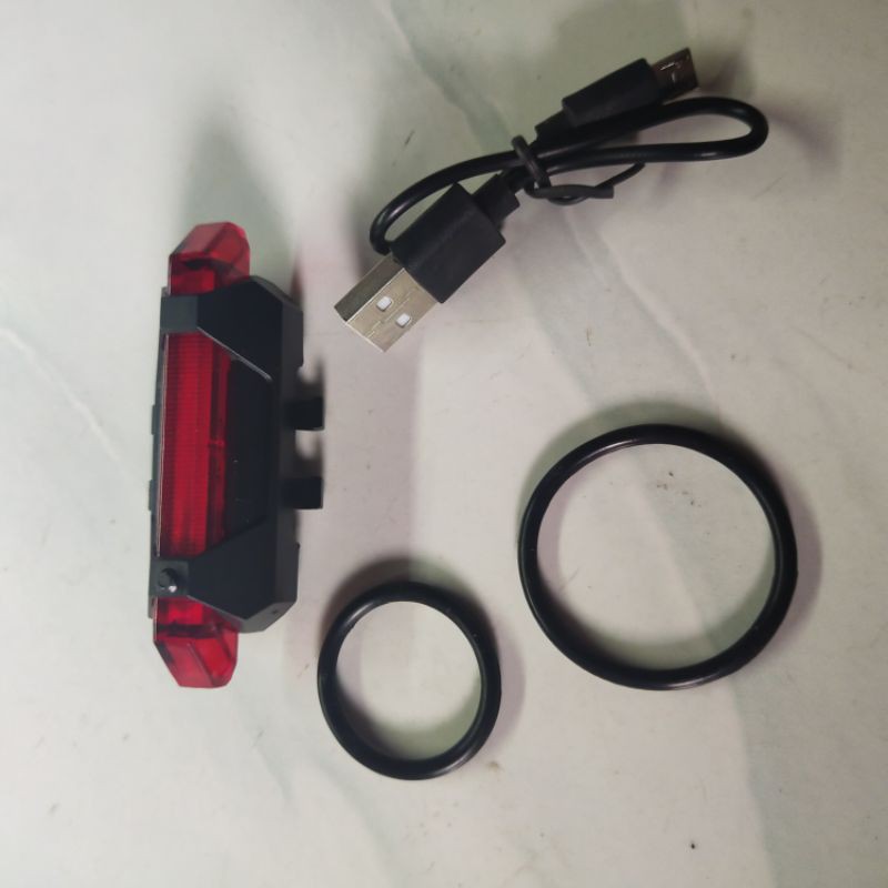 lampu belakang sepeda usb kekinian