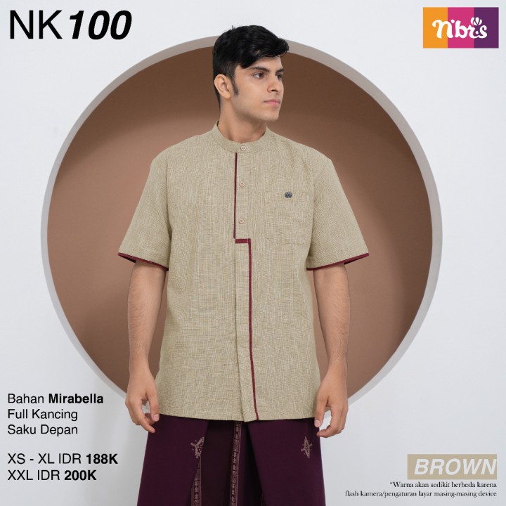 KOKO NIBRAS NK 105 / NK 100 Brown / Koko Nibras TERBARU 2022 / Fashion Muslim