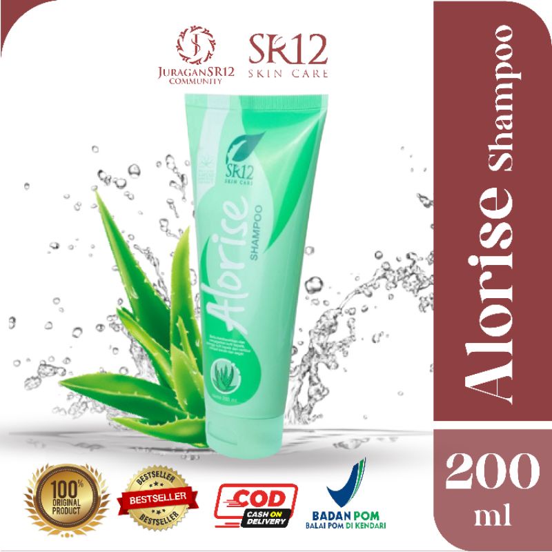 ALORISE SHAMPOO SR12 / SAMPO ALORISE PERAWATAN RAMBUT RONTOK, KERING