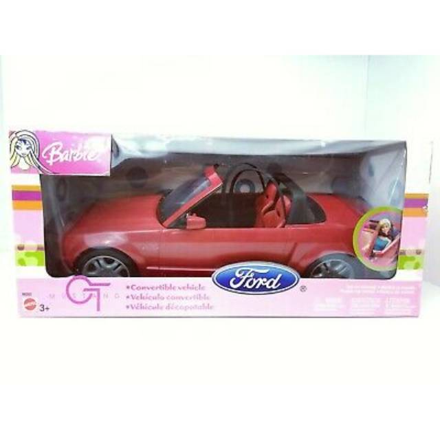 barbie red mustang convertible
