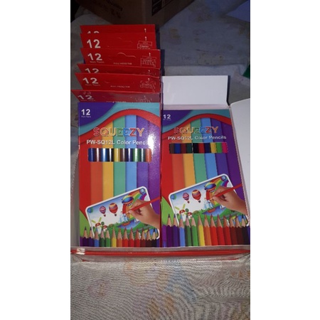 

Pensil Warna Squeezy 12 warna
