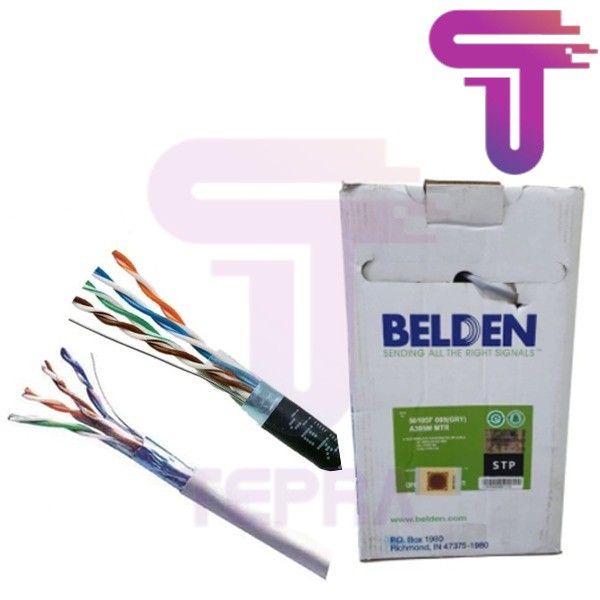 BELDEN STP/FTP Cat 5e cable Roll/Box/305M - Grey/Black|Kabel STP cat5e