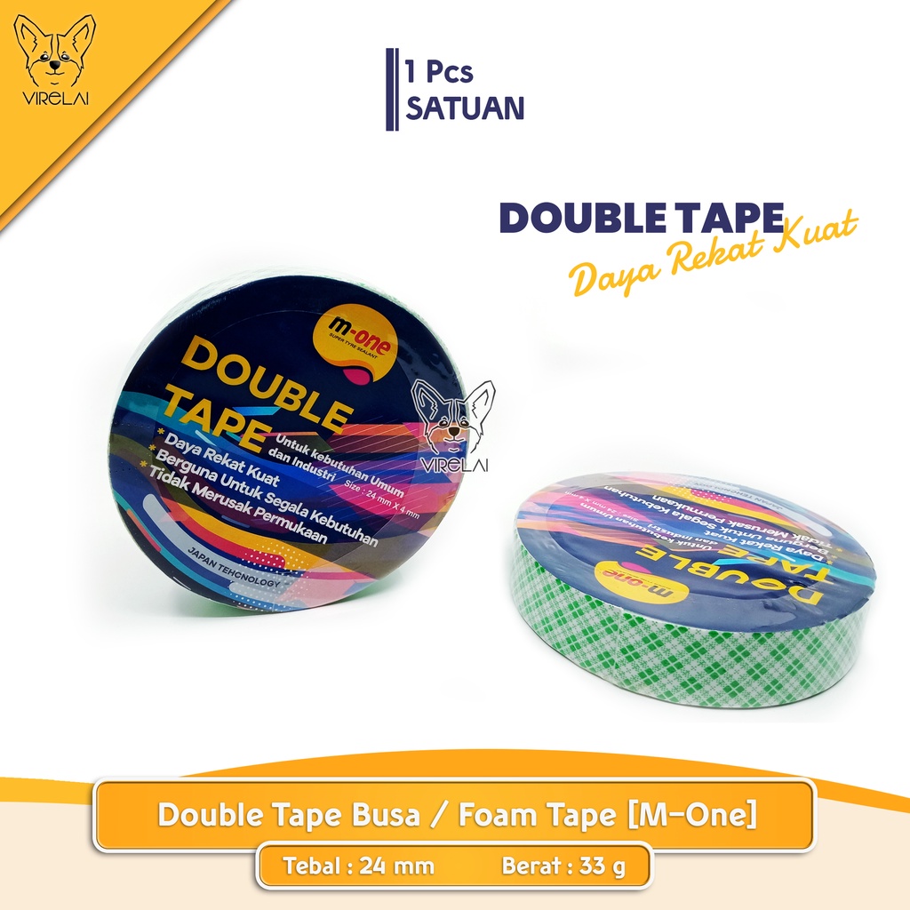 DOUBLE TAPE BUSA M-ONE Foam Tape 12 / 18 / 24mm x 4 M [M-One]