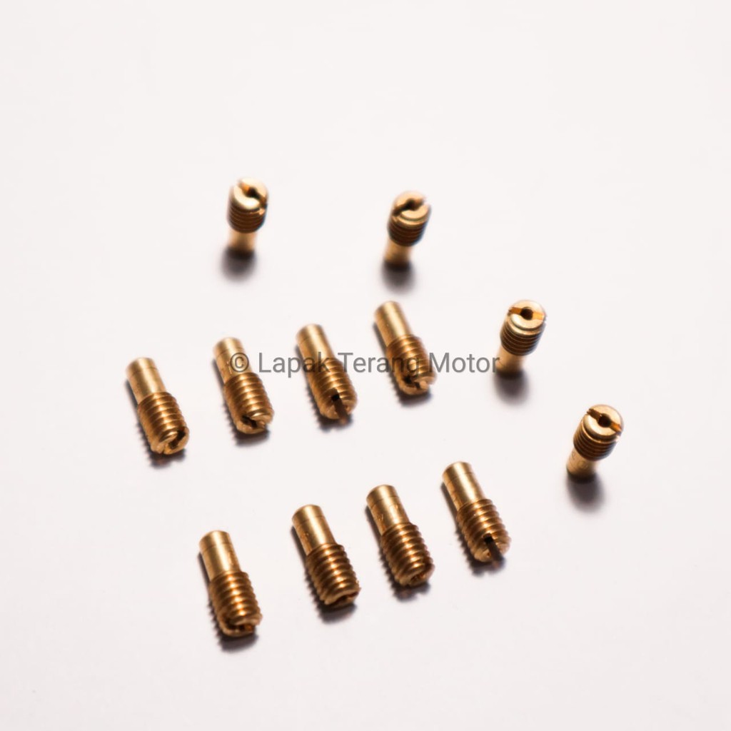 Pilot Jet Rx King Ninja RR Keihin Ukuran 15. 17,5. 20. 22,5. 25. 27,5. 30. 32,5. 35. 37,5. 40. 45.50-1
