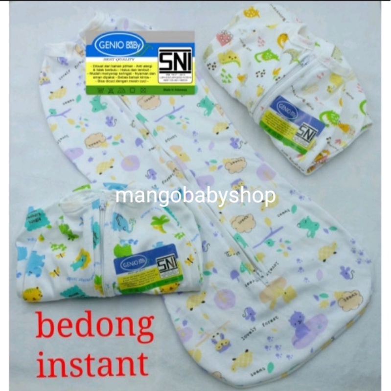 Bedong instant 1 pc bedong resleting genio baby