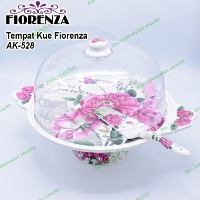Tempat Kue/Cake Plate Keramik Fiorenza Paramochy