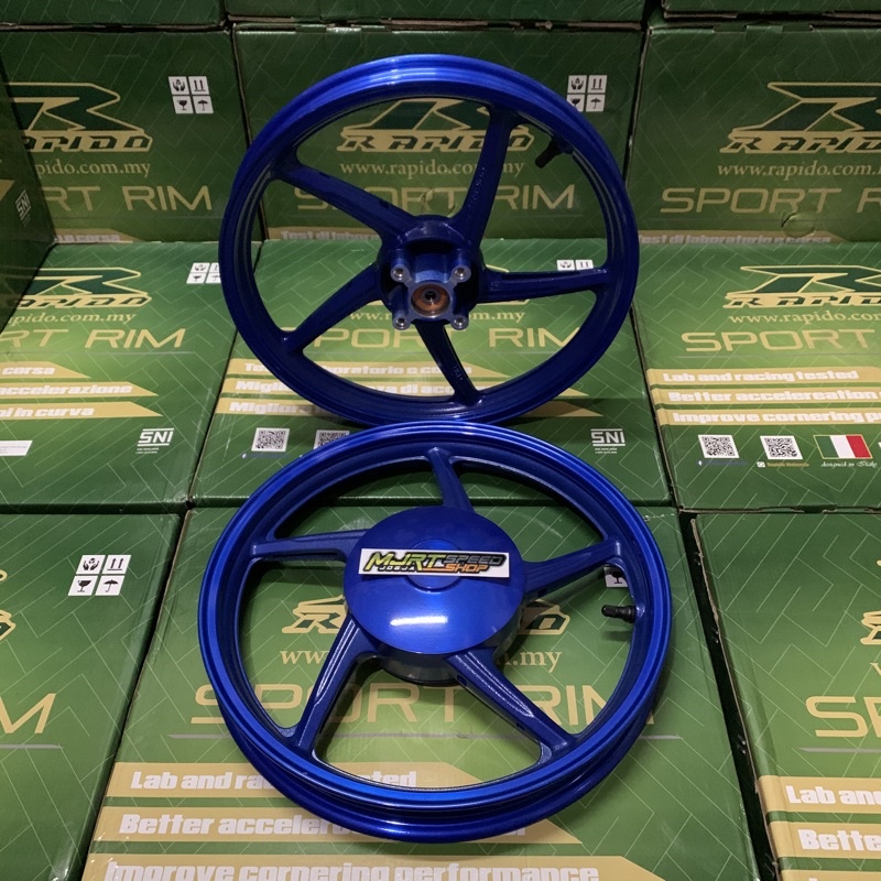 VELG RAPIDO MALAYSIA MIO OLD - MIO SPORTY - MIOM3 - MIO J - MIO Z - FINO125 - SOUL GT125 SIZE 140/16