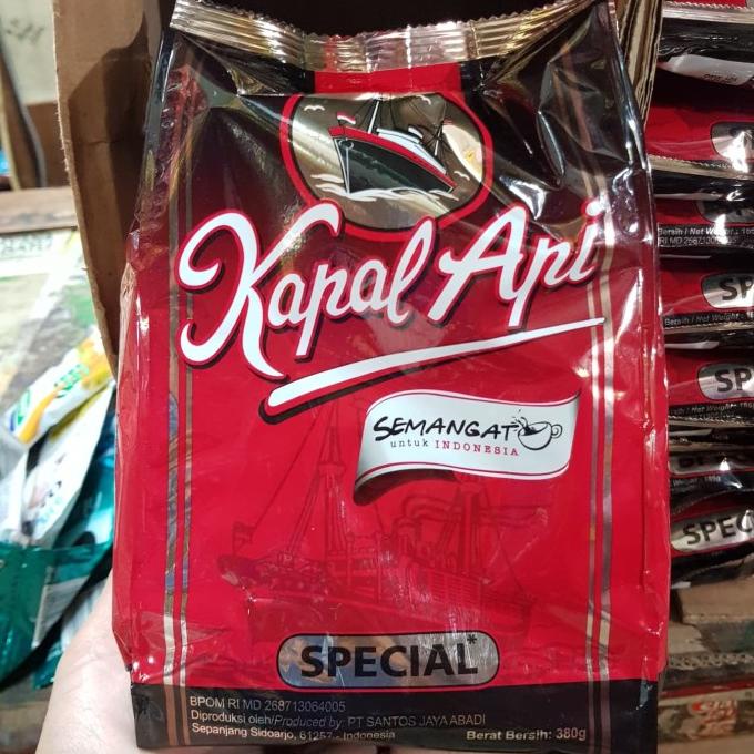 

KOPI KAPAL API/ KOPI HITAM KAPAL API 380 GRAM