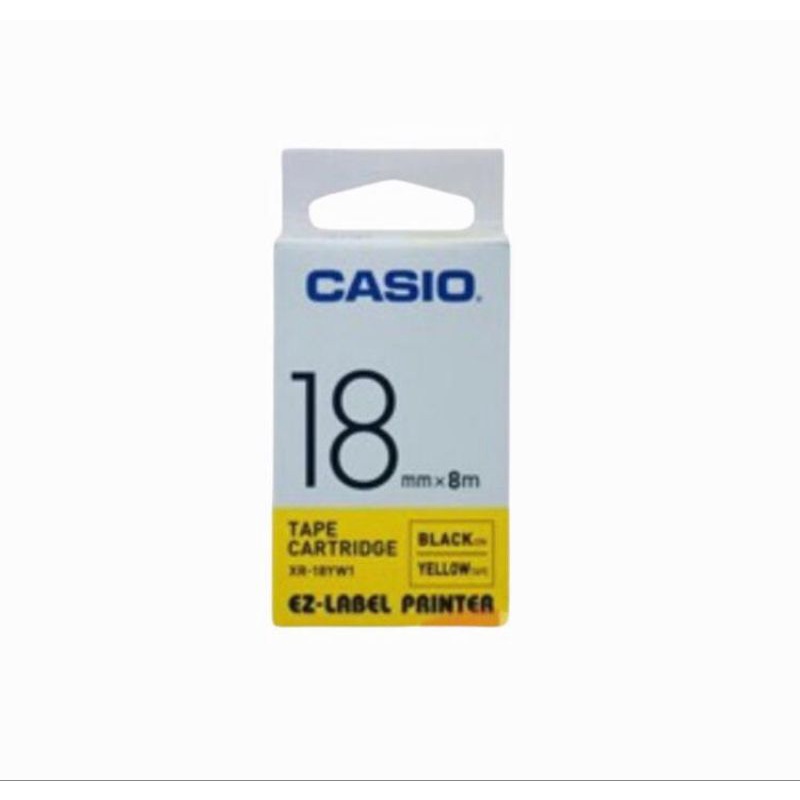 

LABEL CASIO TAPE CARTRIDGE XR18YW1 ORIGINAL
