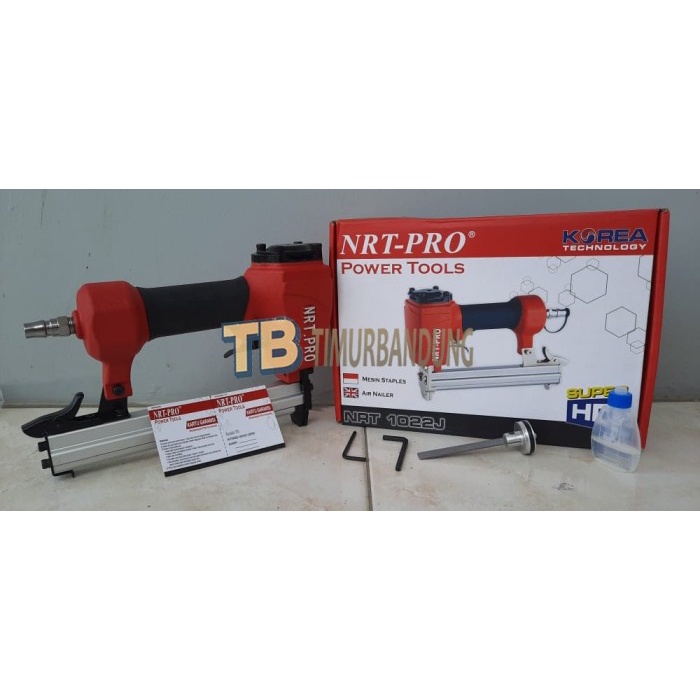 

Air Stapler Gun NRT PRO Paku Tembak U - Staples Angin Mesin Nailer