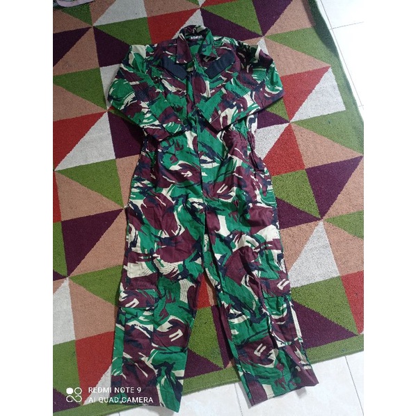 Wearpack loreng standar tni-wearpack canvas jatah tni-katelpak loreng-coverall-ovroll-werpak 876