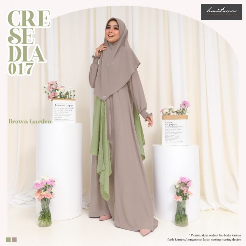 CRESEDIA 17 HAITWO GAMIS PLUS HIJAB