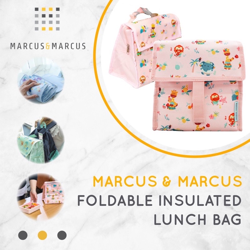 Marcus &amp; Marcus M&amp;M Foldable Insulated Lunch Bag - Kotak bekal anak