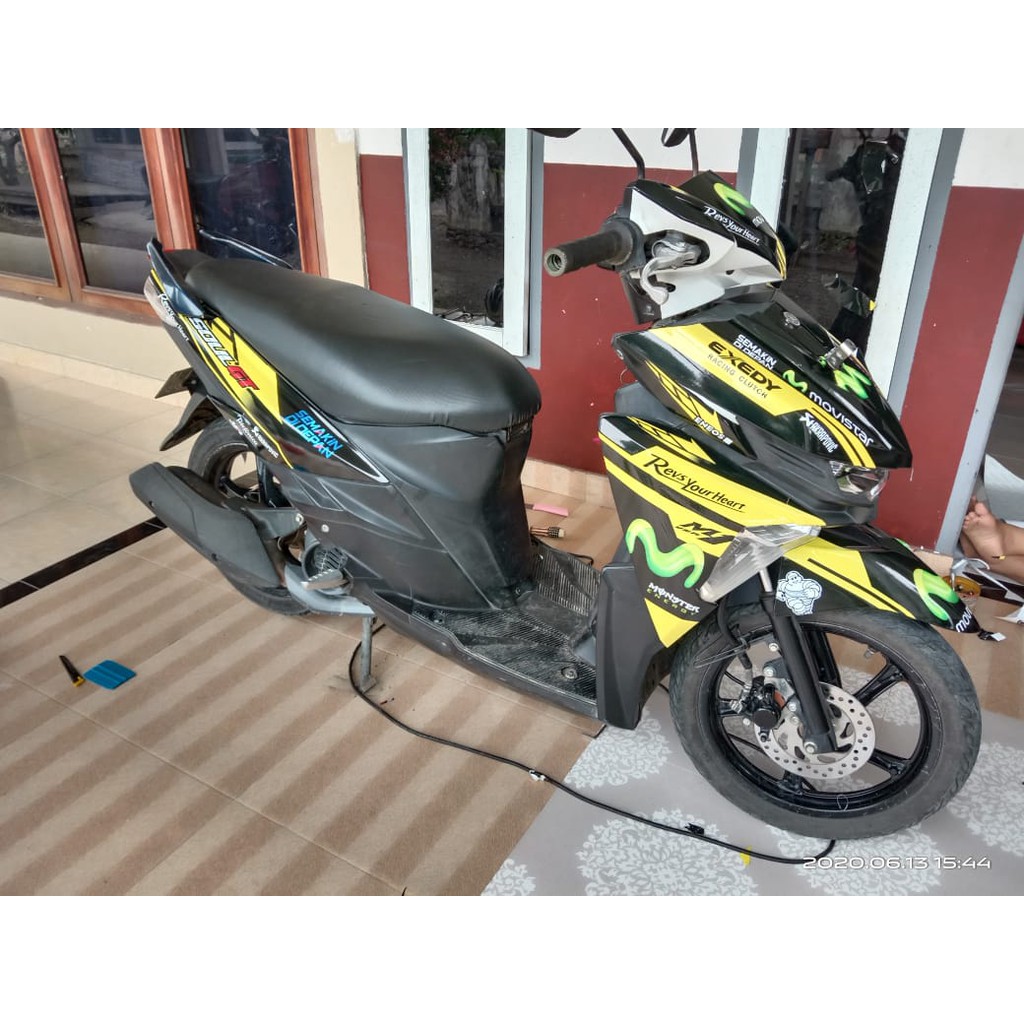 Decal Stiker Motor Yamaha Mio Soul GT 125 Modifikasi Road Race Variasi Aksesoris Full Body Shopee Indonesia