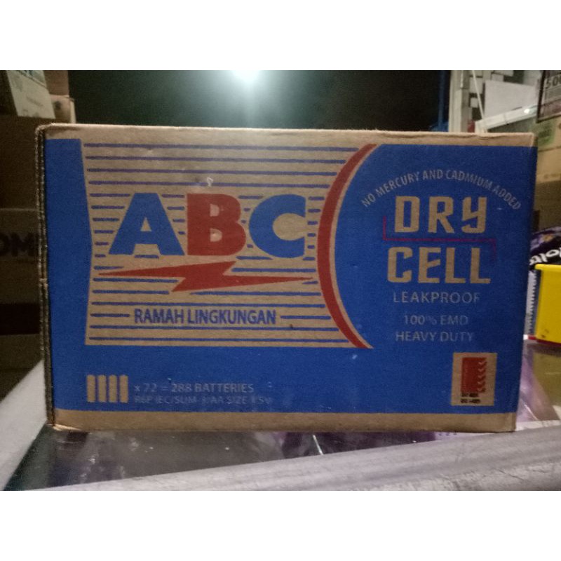Batu Baterai ABC AA Dus Karton isi 12 Pak @24 pcs