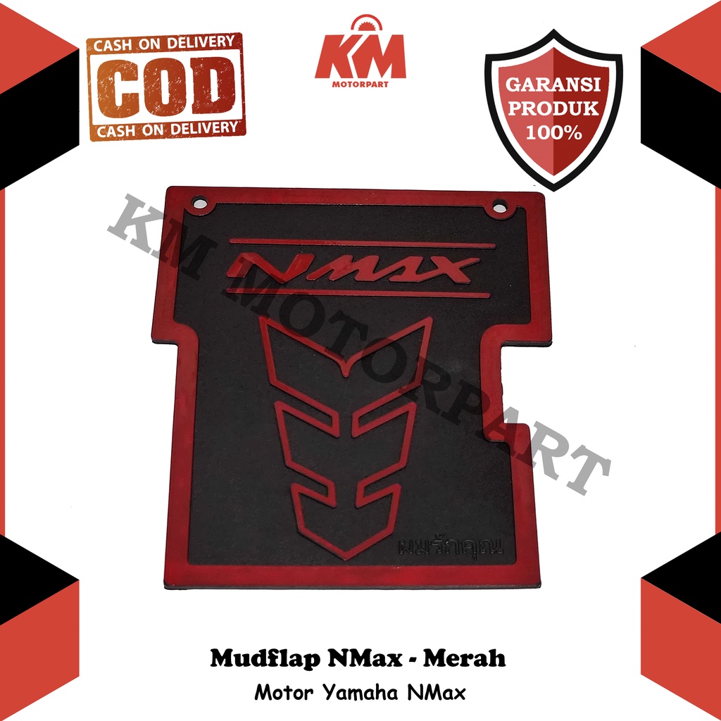 Mudflap Mud Flap NMax Penahan Lumpur Model Panah Pelindung Motor Aksesoris Variasi Yamaha N Max