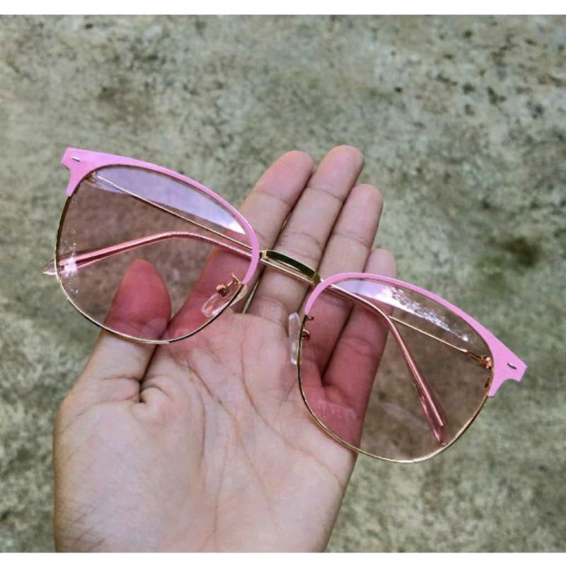2IN1 KACAMATA PHOTOCROMIC LENSA PINK
