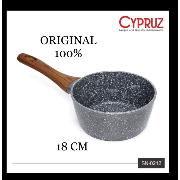 CYPRUZ SAUCE PAN MARBLE SERIES SN-0212/PANCI MARBLE SERIES SN0212