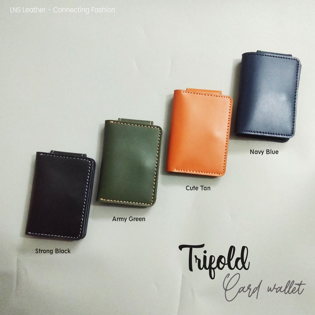 Dompet Kartu Kulit Card Holder - Dompet Kartu Wallet Pria Wanita | WSCH000