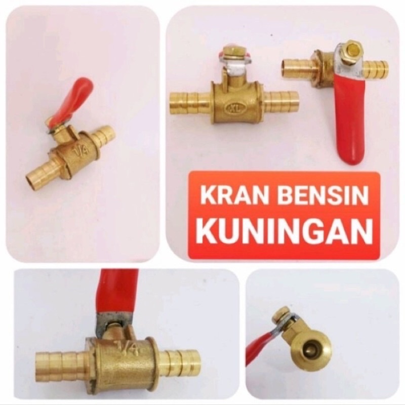 Promo Kran Bensin Motor Universal Kuningan 1/4 Keran Bensin Semua Motor 1/4