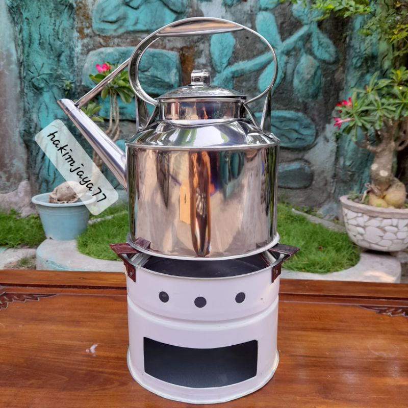 Ceret Angkringan Stainless 5 Liter Tebal + Anglo