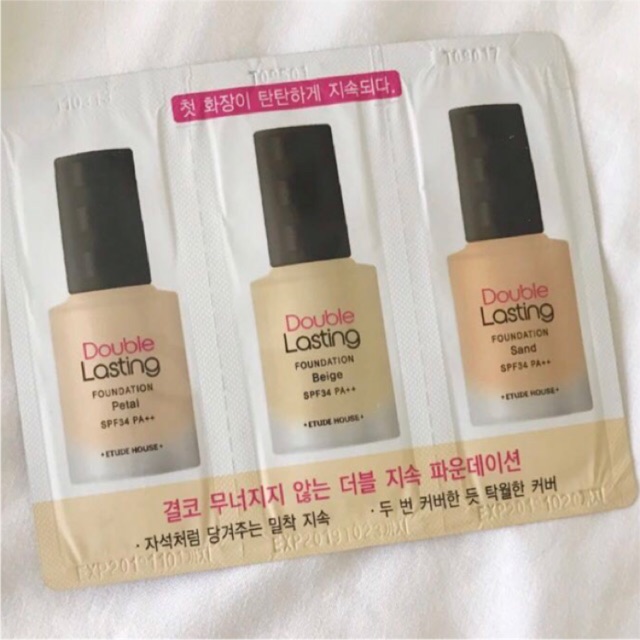 Etude House Double Lasting Foundation Sample