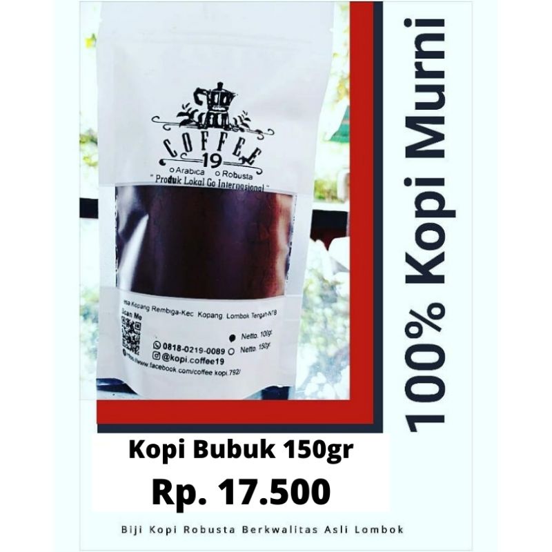 

Kopi Bubuk Murni 150gr
