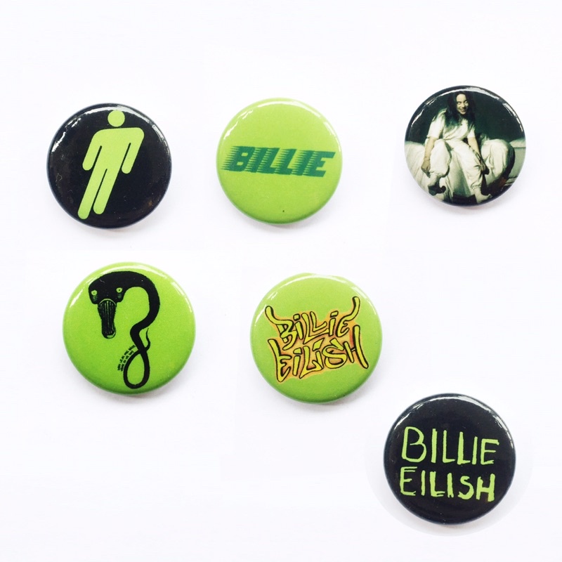 PAKET PIN BUTTON BILLIE EILISH