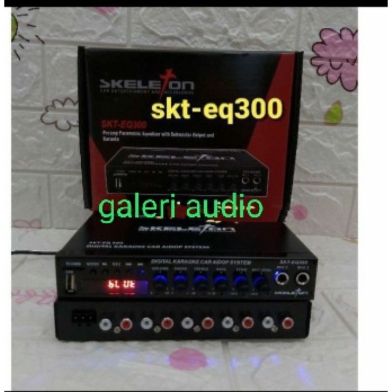 Parametrik mobil SKELETON SKT-EQ300 Bluetooth USB-SD-karaoke with equalizer