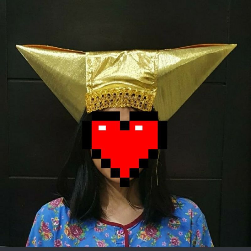 Aksesoris Kepala Adat Padang Dewasa // Mahkota Adat Padang // Topi Tanduk Minamgkabau