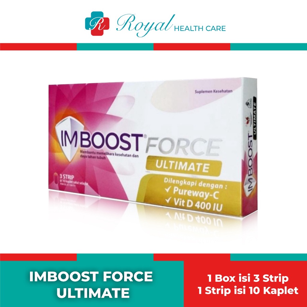 IMBOOST FORCE ULTIMATE STRIP 10 Kaplet Melawan Serangan Virus dan Bakteri